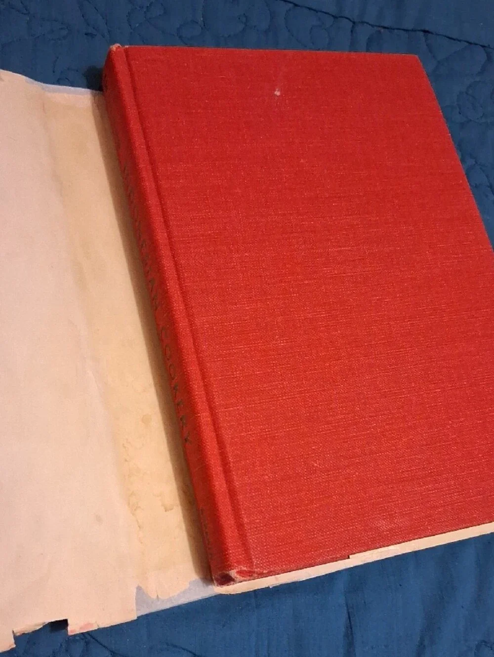Vintage Indonesian Cookery - Orange and Red Cover